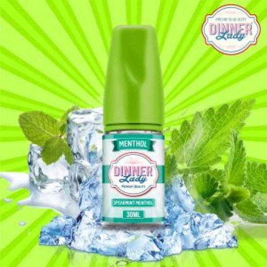 Dinner Lady Spearmint Menthol Aroması: (30 ml orjinal şişe)